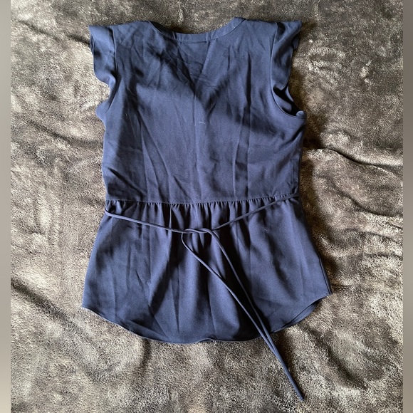 Fervour (ModCloth) Tie-back Button Top - Picture 2 of 8